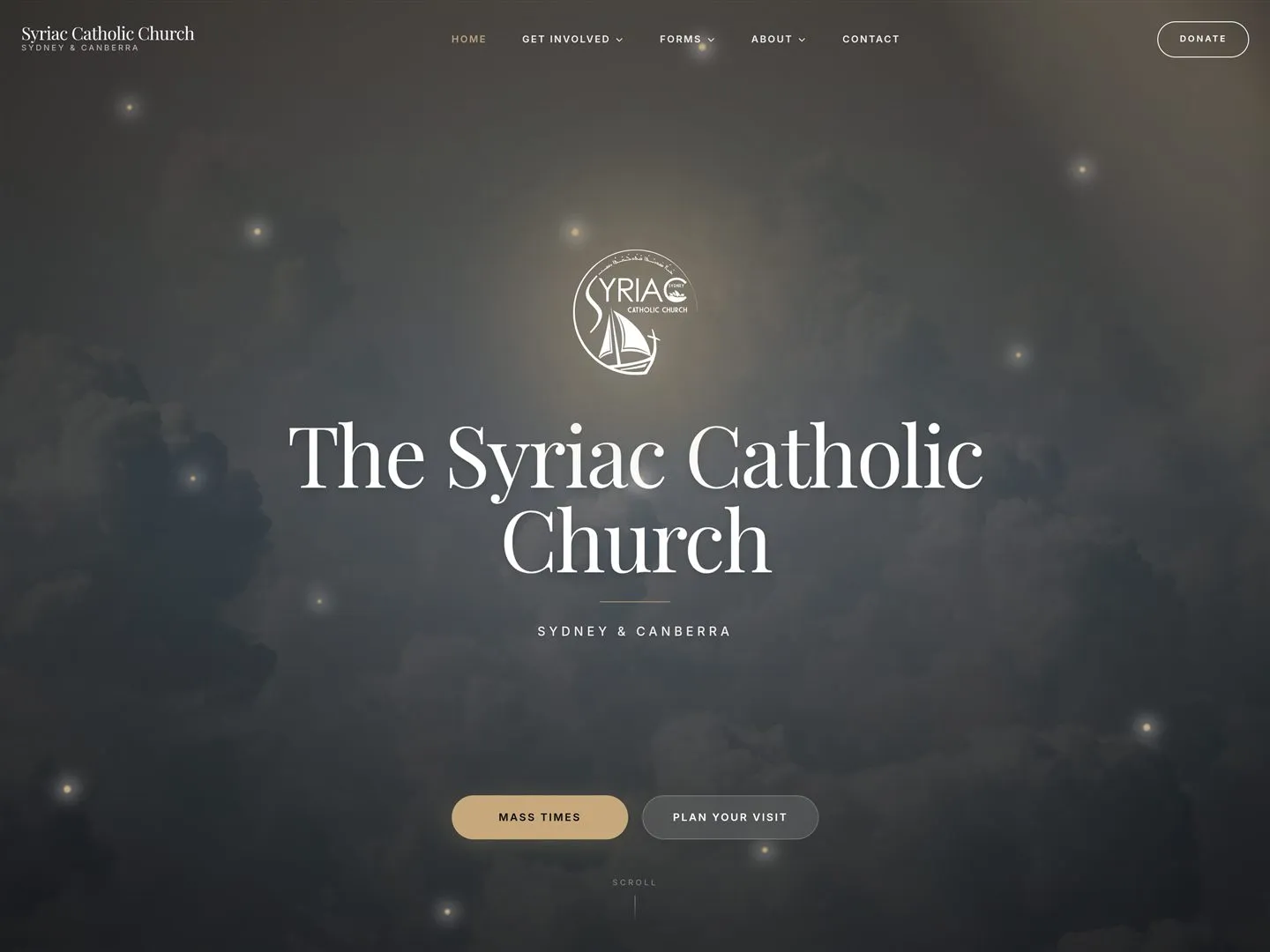 Syriac Catholic Church — Community / Non-profit website built by Designie
